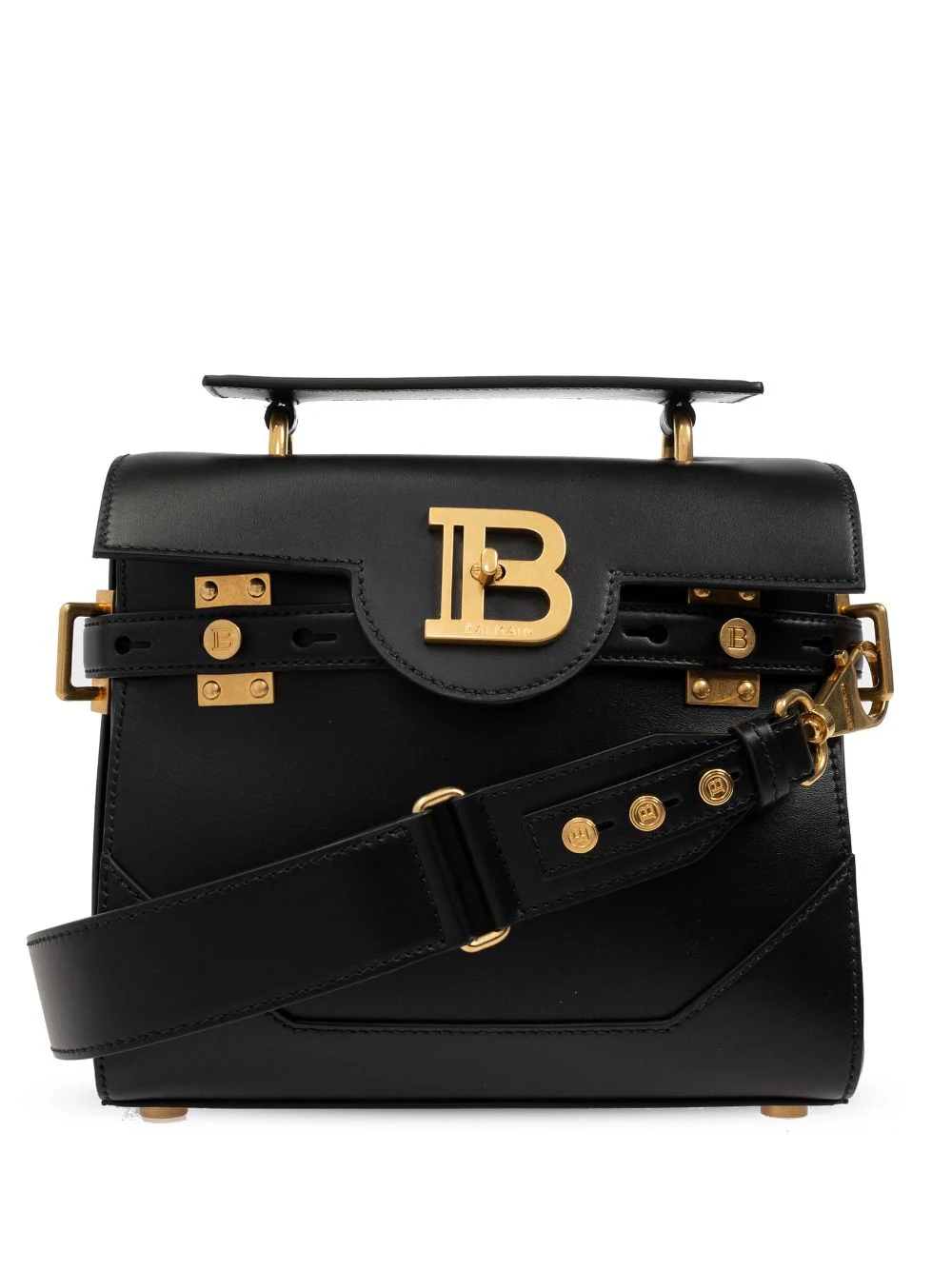 Balmain B-buzz Tote Bag In Black