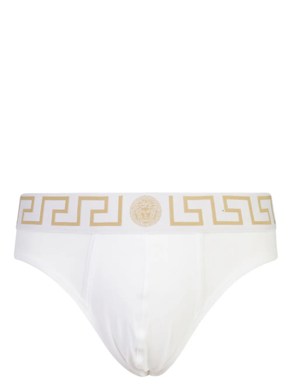 Versace Set Of 2 Greca Medusa Briefs In White