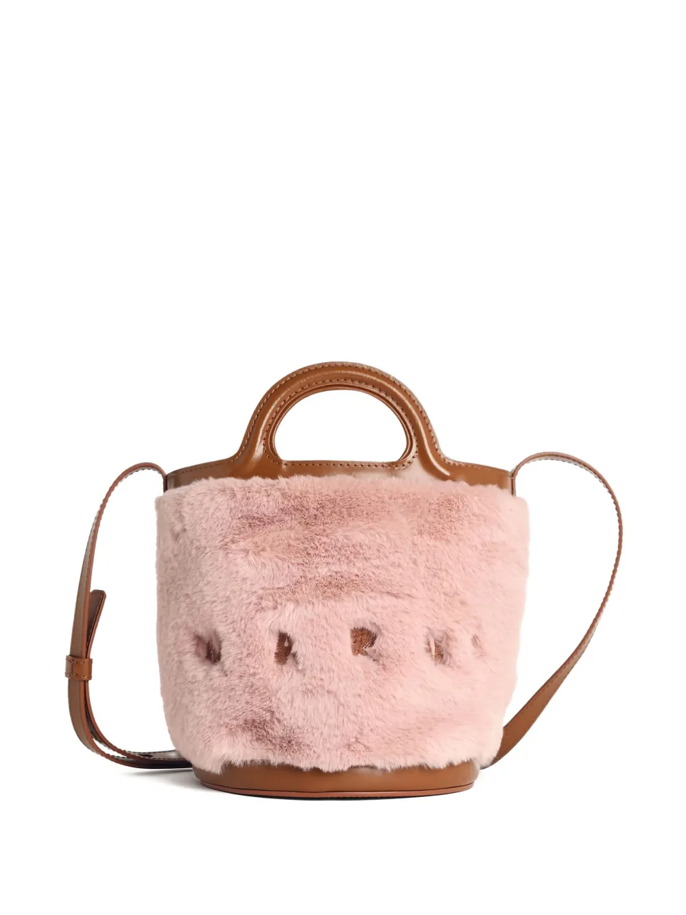 Marni Structured Tropicalia Bucket Bag With Drawstring Closure In Multi