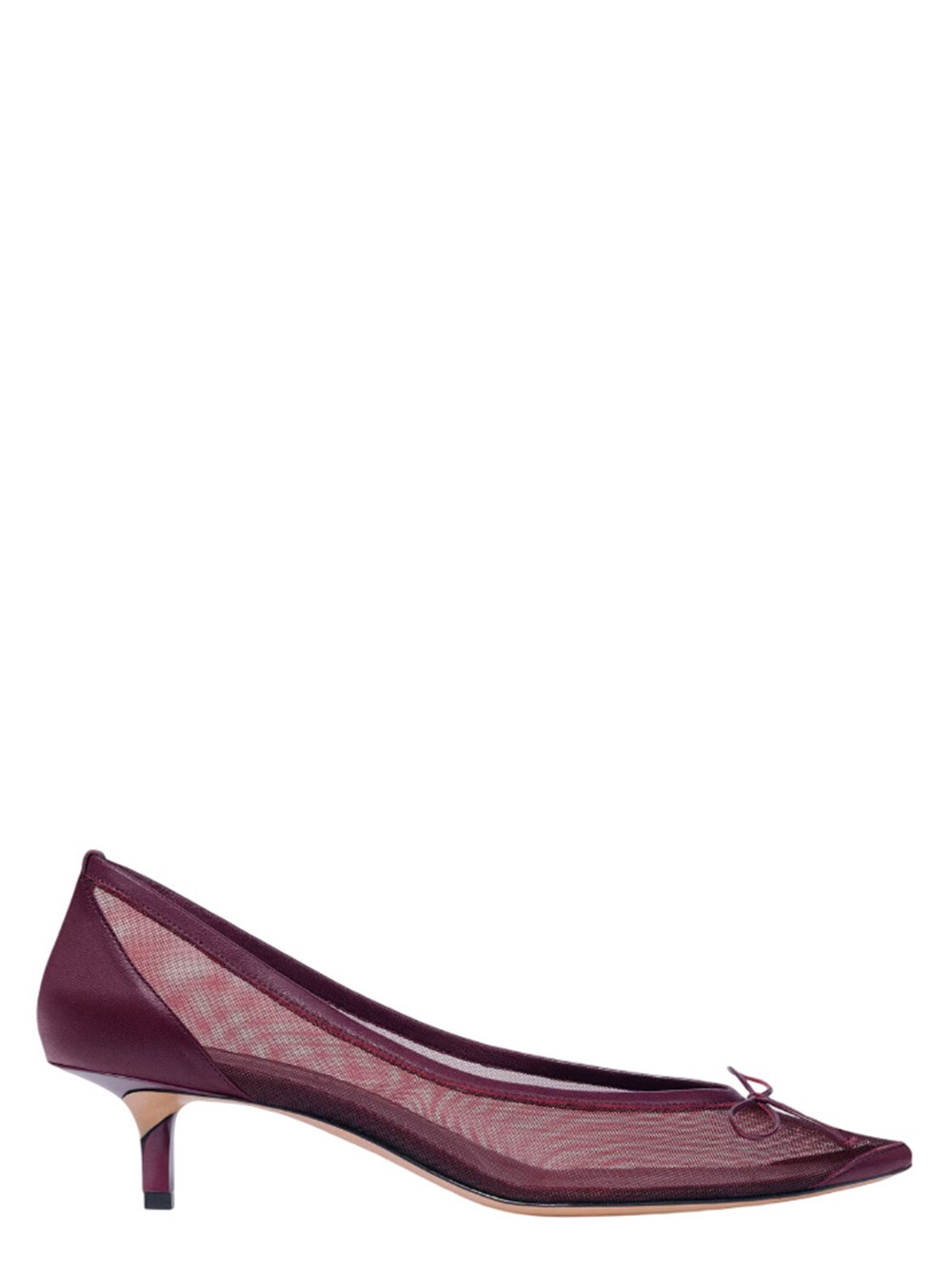 Jacquemus Tourni B Leather-trimmed Mesh Pumps In Animal Print