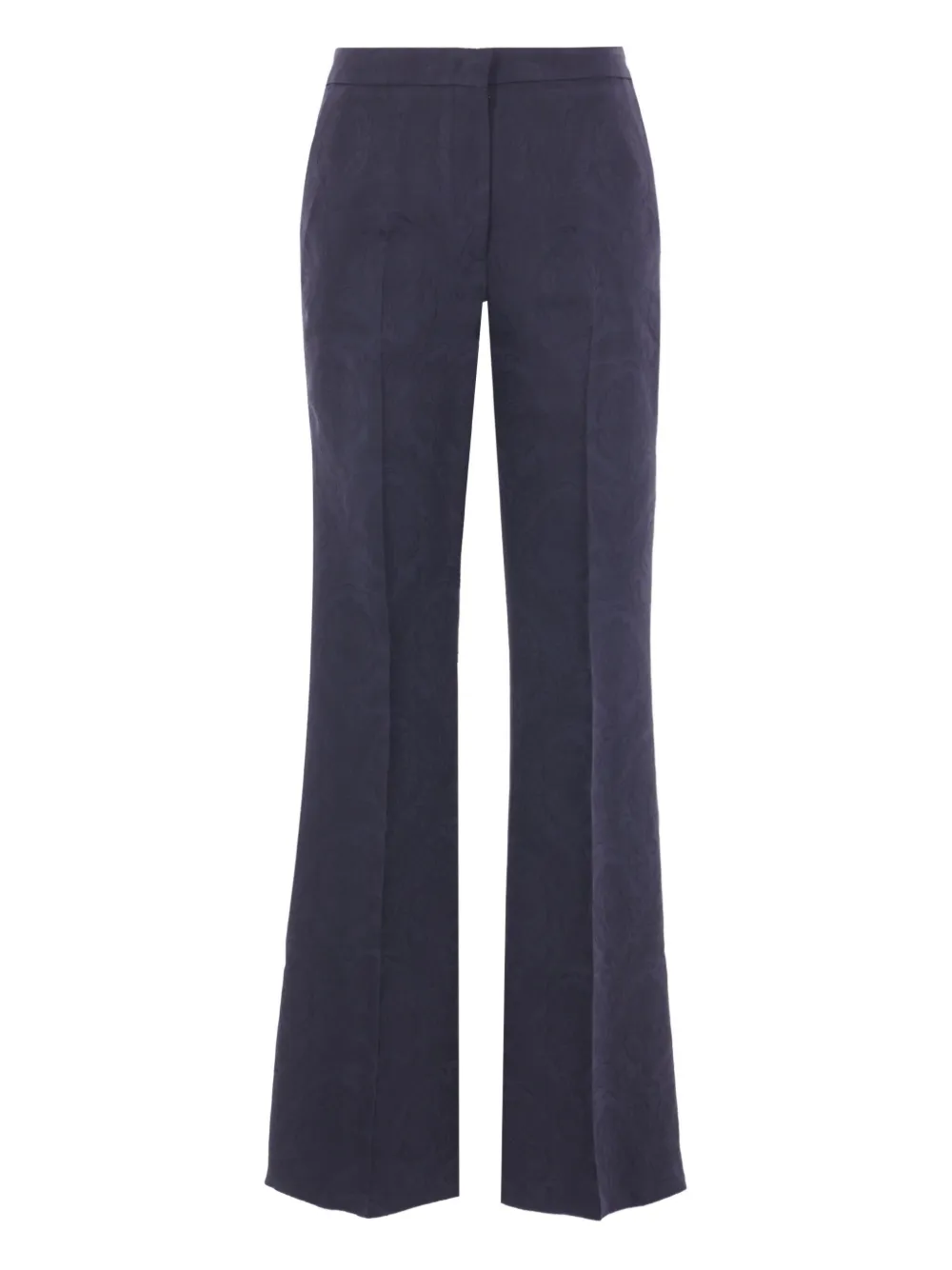 Etro Women Paisley Print Pants In Blue