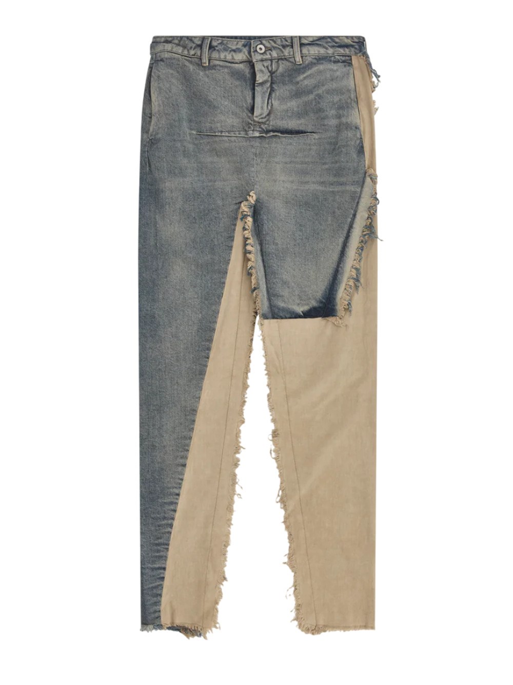 Rick Owens Denim Skirt In Blue
