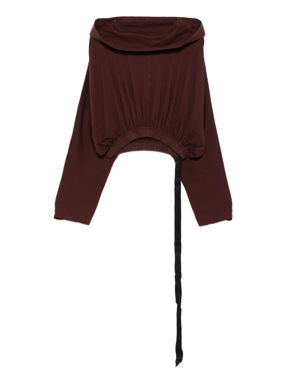 Rick Owens Drkshdw Hoodie In Brown