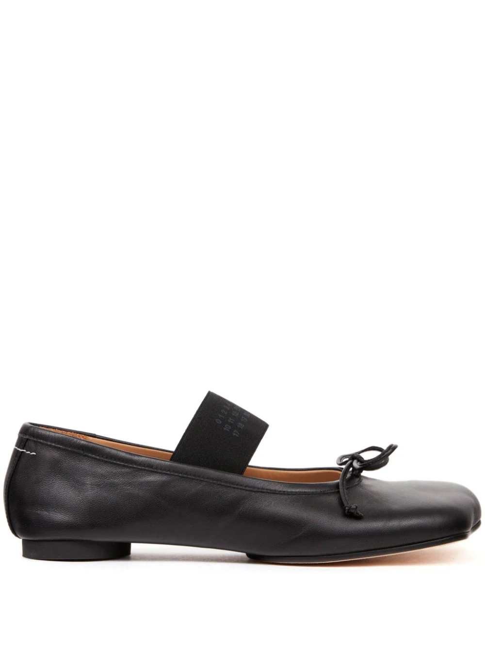 MM6 MAISON MARGIELA Ballet Flats With Anatomic Numbers Motif
