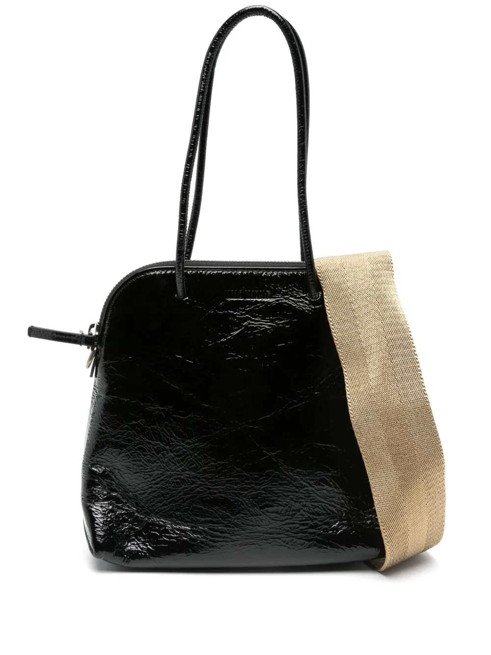 Uma Wang Leather Tote Bag In Black