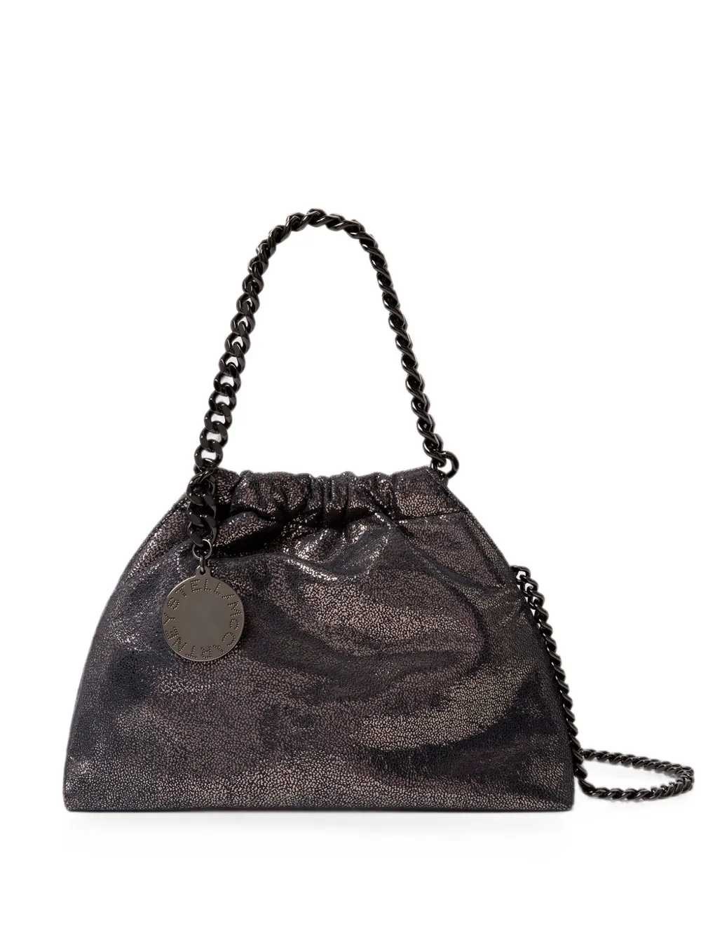 STELLA MCCARTNEY Borsa Tote Falabella Mini Con Effetto Craquelé