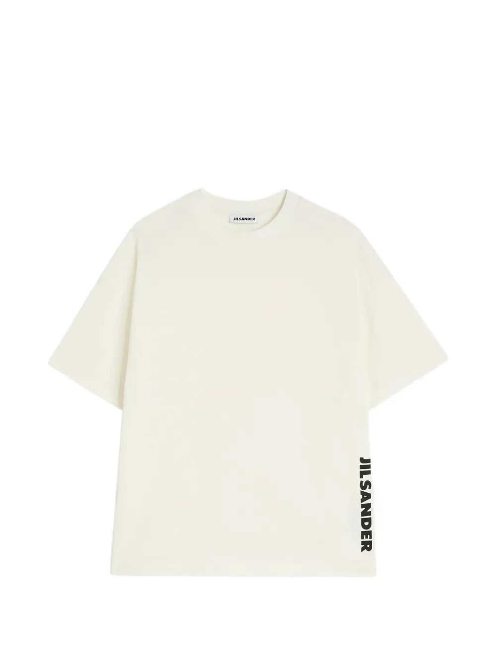 JIL SANDER Crew-Neck T-Shirt With Printed Logo