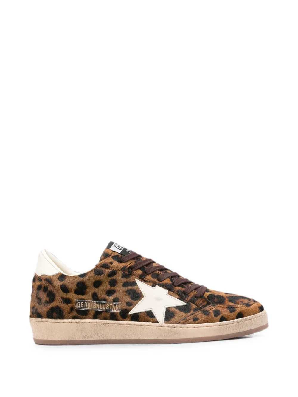 GOLDEN GOOSE Sneakers Ball Star Con Stampa Leopardata