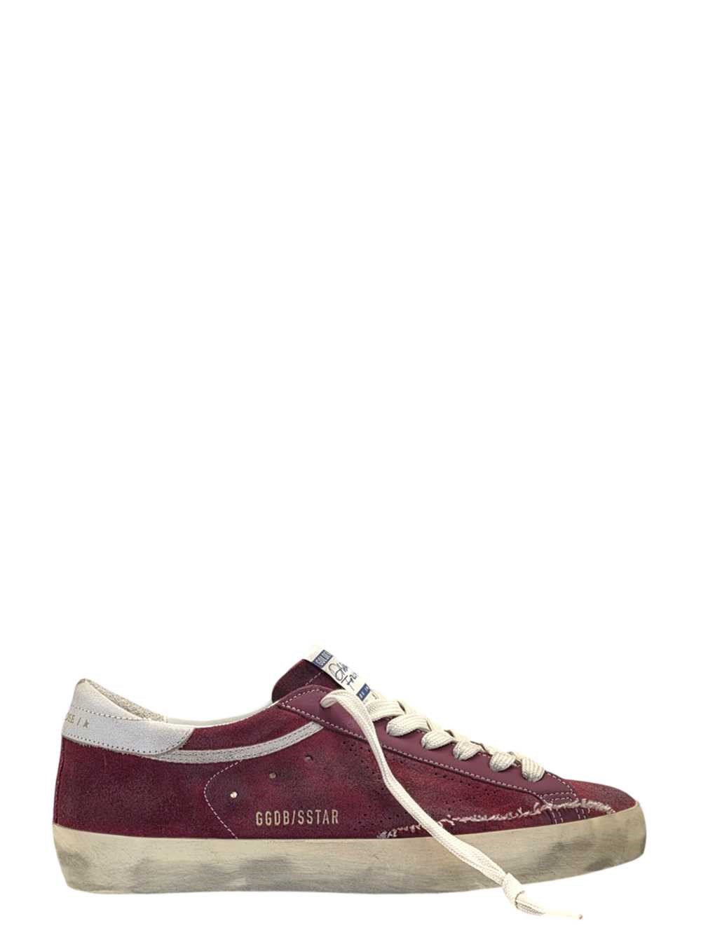 GOLDEN GOOSE Super-Star Suede Upper, Star-Shaped Perforated Leather To