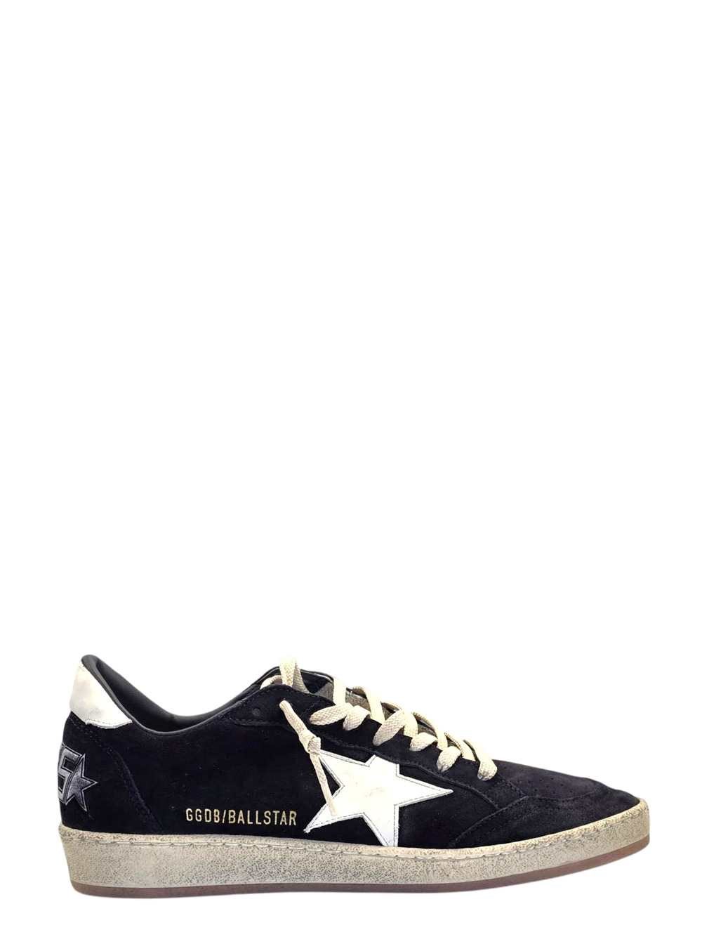 GOLDEN GOOSE Ballstar Suede Upper Toe And Spur Leather Star And Heel