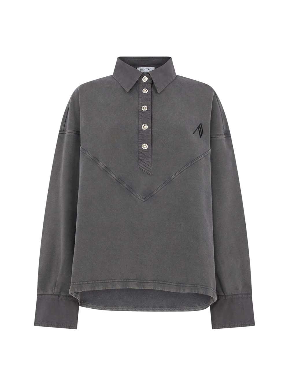 THE ATTICO Vintage Gray Sweatshirt