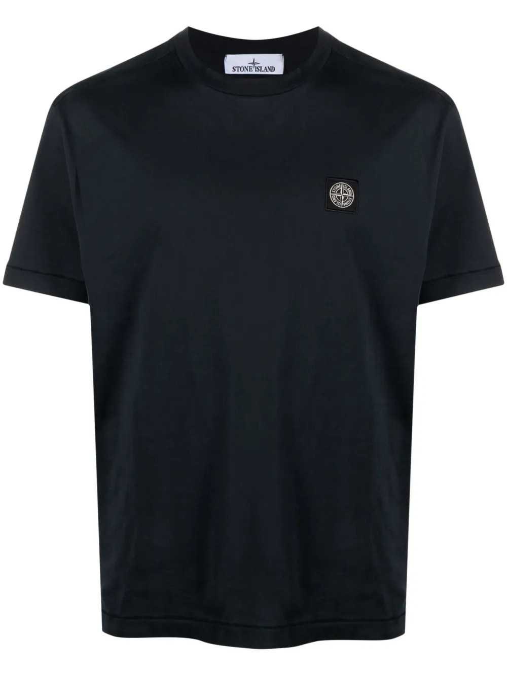 STONE ISLAND T-Shirt With Logo Appliqué