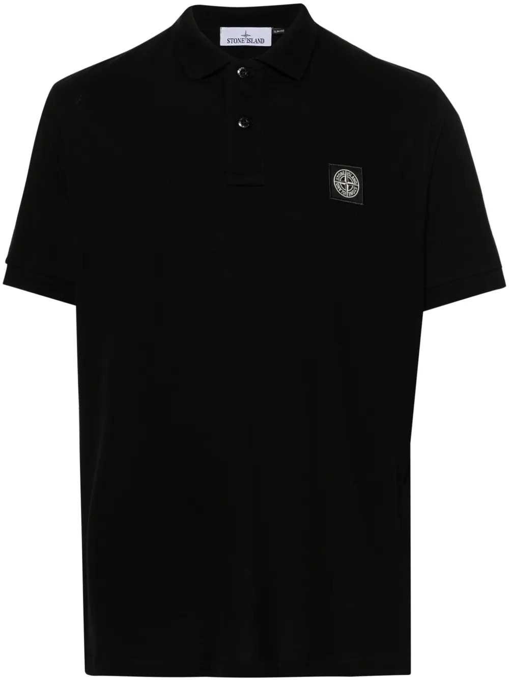 STONE ISLAND Logo-Patch Polo Shirt
