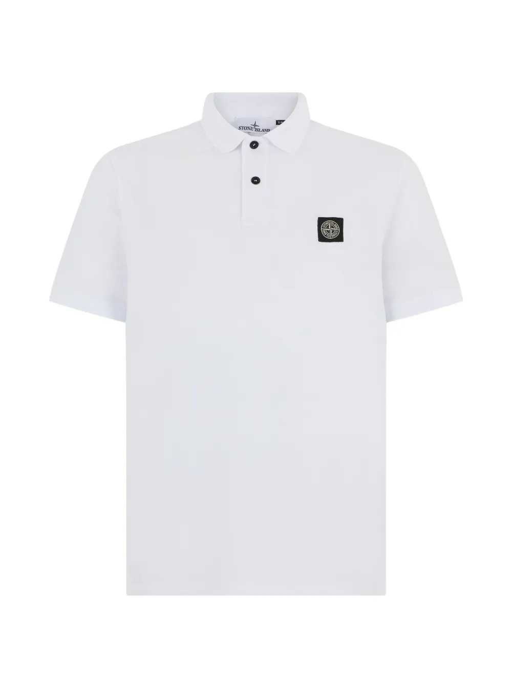STONE ISLAND Logo-Patch Polo Shirt
