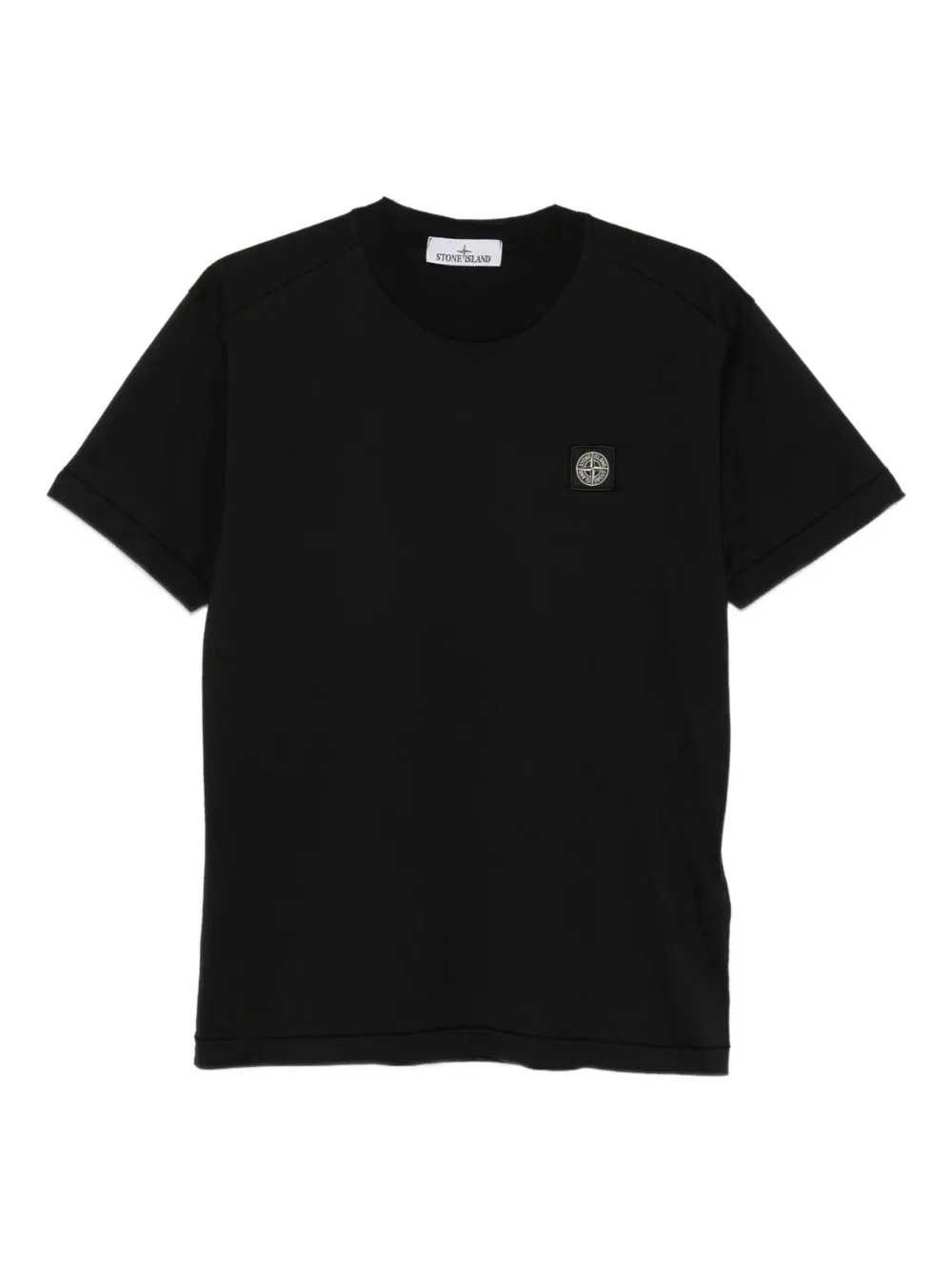 STONE ISLAND T-Shirt In Jersey Con Patch Logo