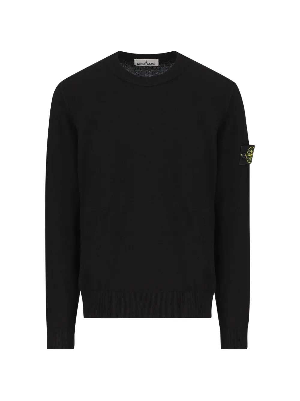 STONE ISLAND Crew-Neck Sweatshirt With Logo Patch