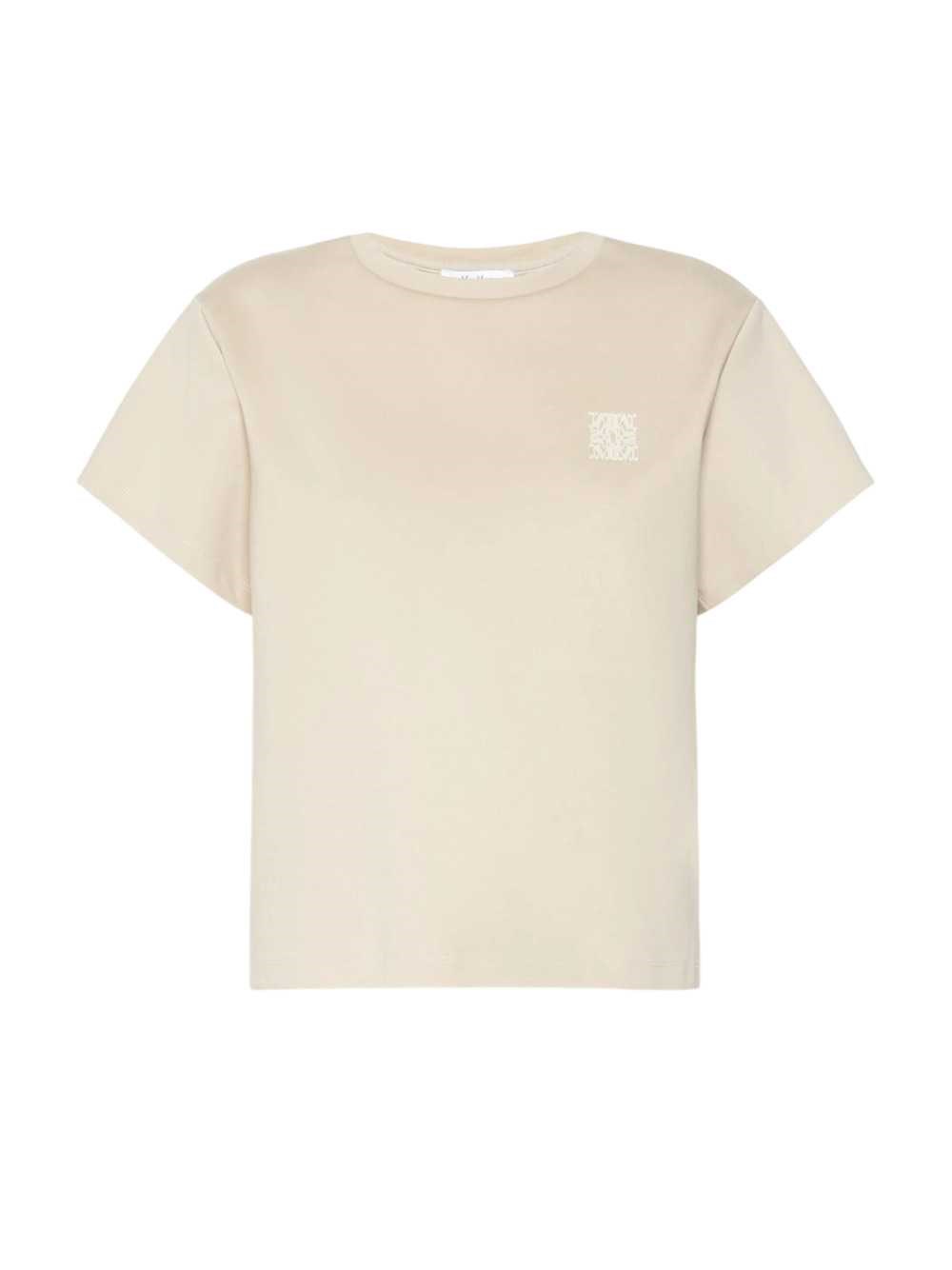 MAX MARA T-Shirt A Maniche Corte Dalla Silhouette Leggermente Boxy