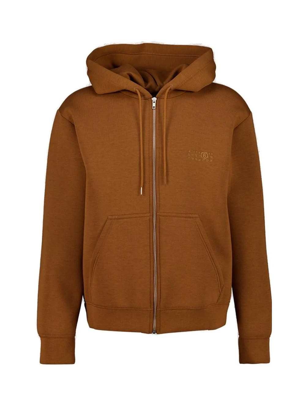 MM6 MAISON MARGIELA Felpa Con Cappuccio E Zip A Vestibilità Regolare
