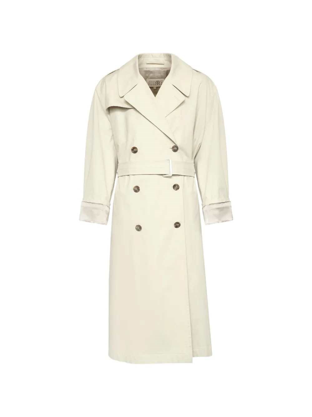 MM6 MAISON MARGIELA Trench In Twill Di Cotone