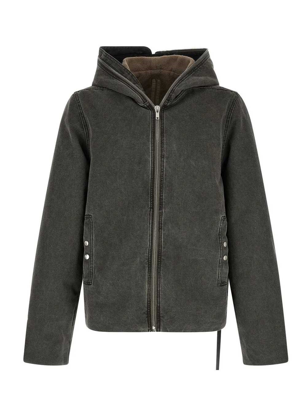 RICK OWENS DRKSHDW Giacca Con Cappuccio E Cerniera