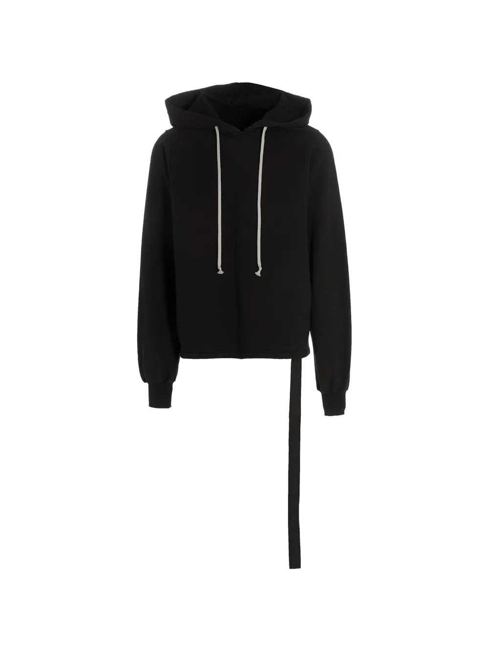 RICK OWENS DRKSHDW Felpa Con Cappuccio Con Cuciture Asimmetriche