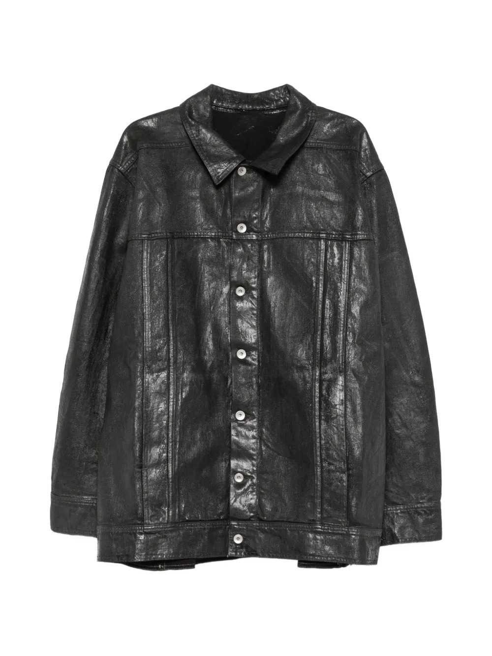 RICK OWENS DRKSHDW Giacca Di Jeans Con Bottoni