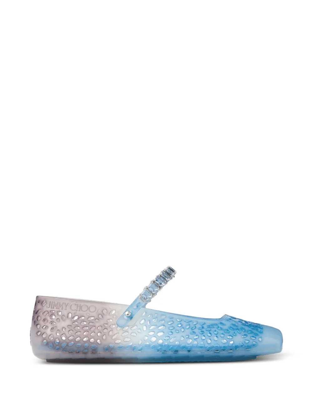 Jimmy Choo Jelly Ballet Flats In Blue