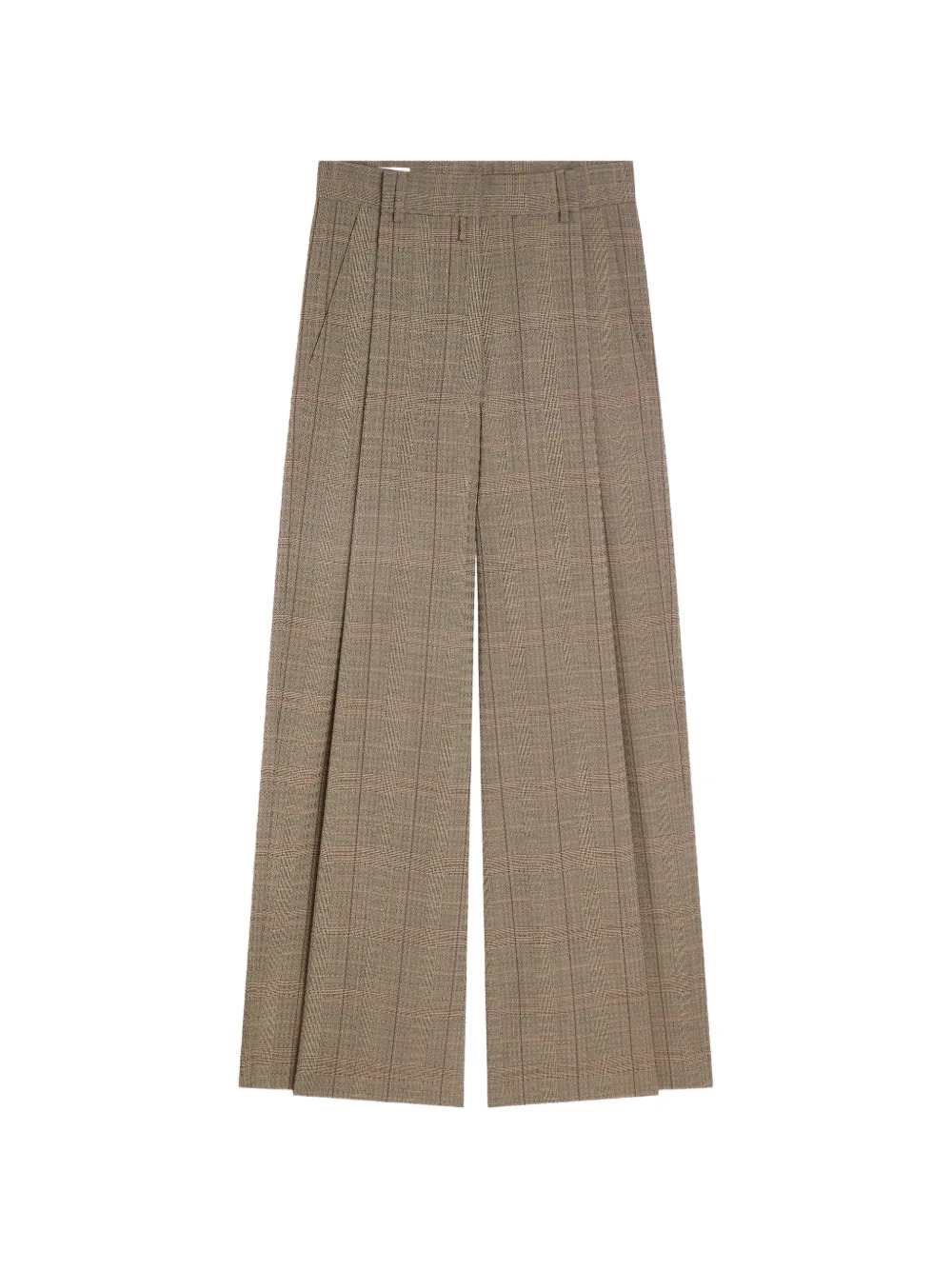 DRIES VAN NOTEN Pantaloni In Lana Con Pieghe