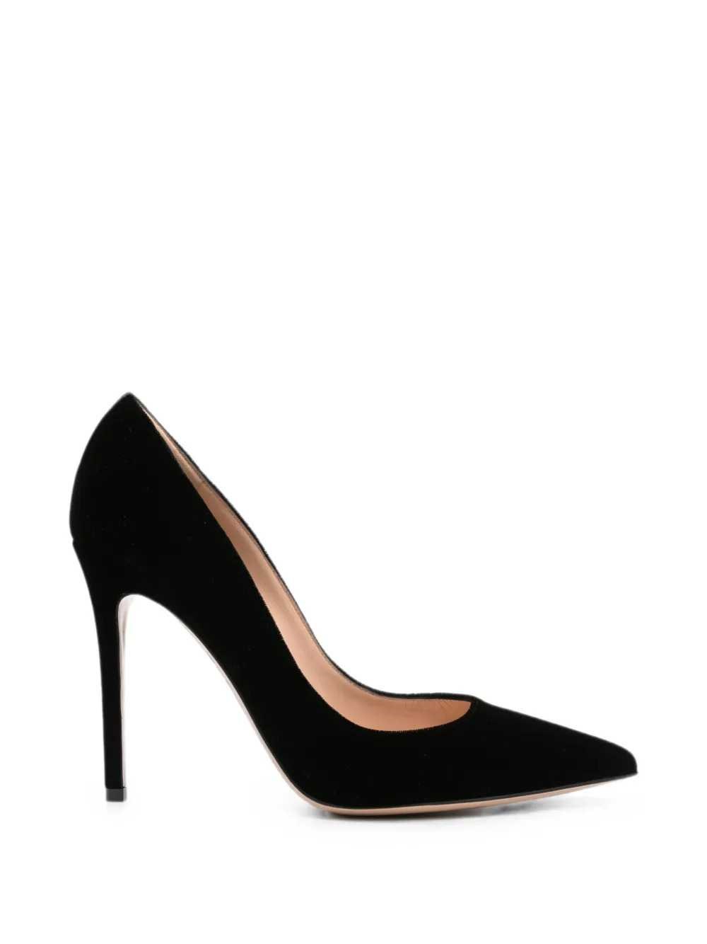 GIANVITO ROSSI Gianvito Velvet Pumps With Pointed Toe And Heel
