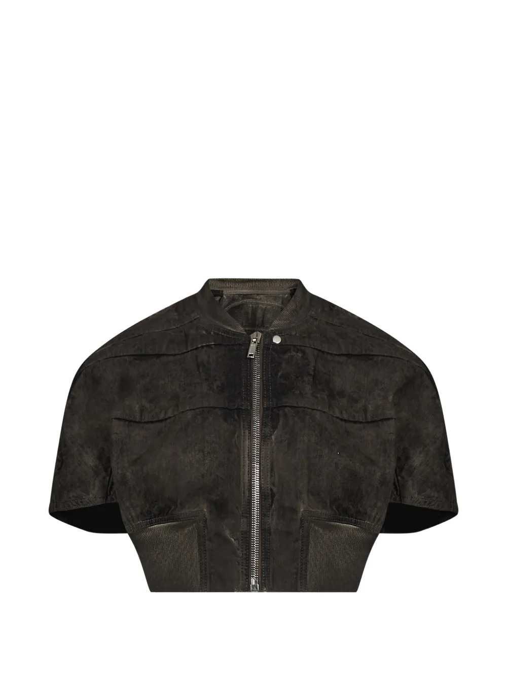 RICK OWENS DRKSHDW Tatlin Short-Sleeved Cropped Jacket