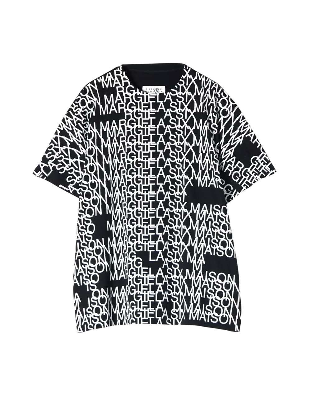 MM6 MAISON MARGIELA T-Shirt A Maniche A Strati Con Stampa Logo