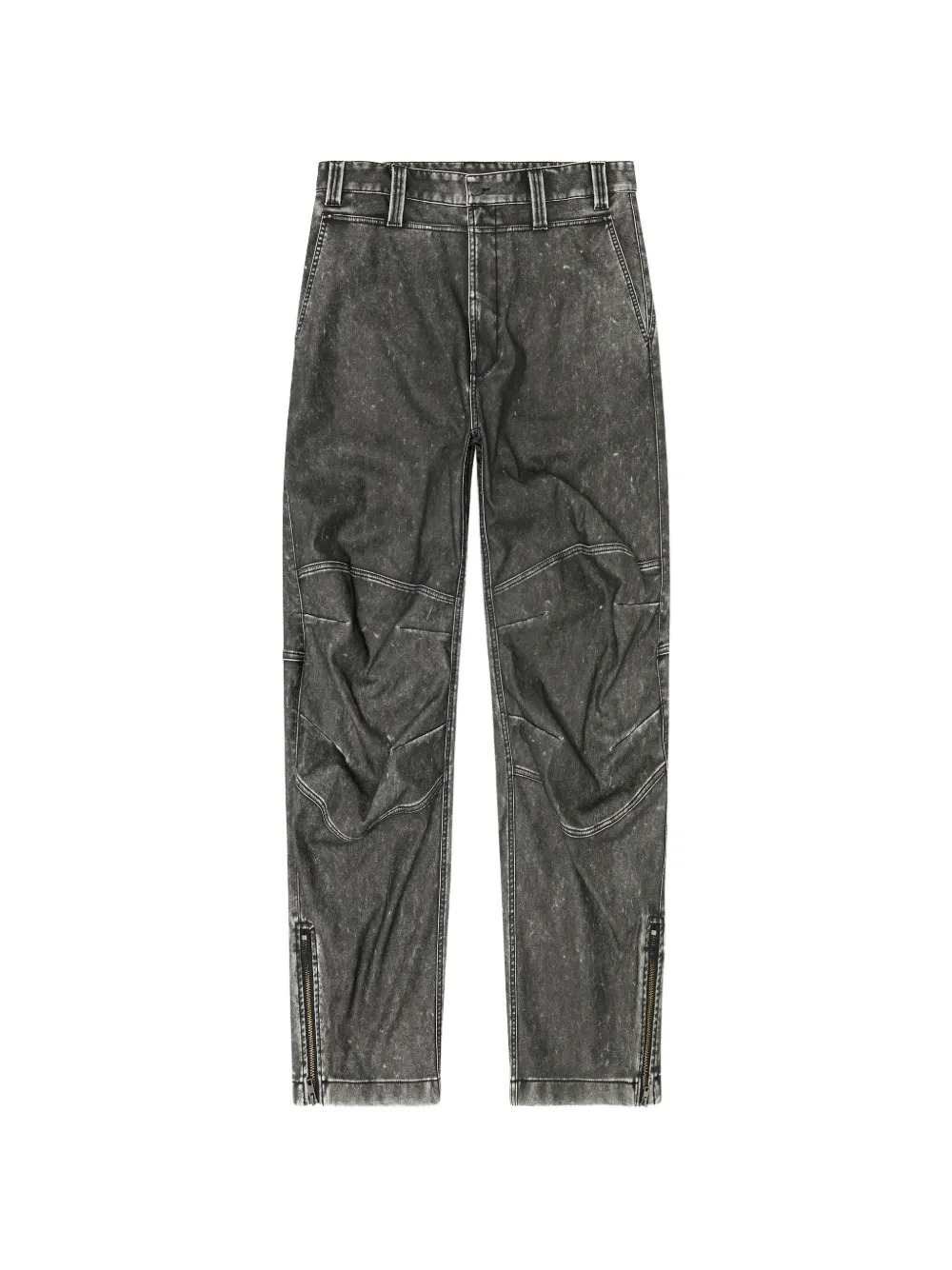 DIESEL Pantaloni In Tessuto Doppiato Effetto Distressed