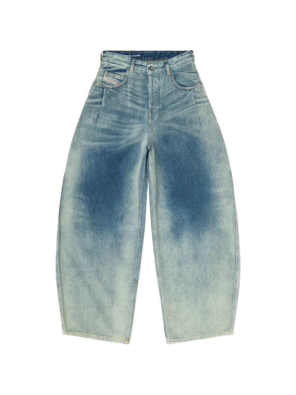 DIESEL Jeans Relaxed A Vita Alta 1987 D-Khelz