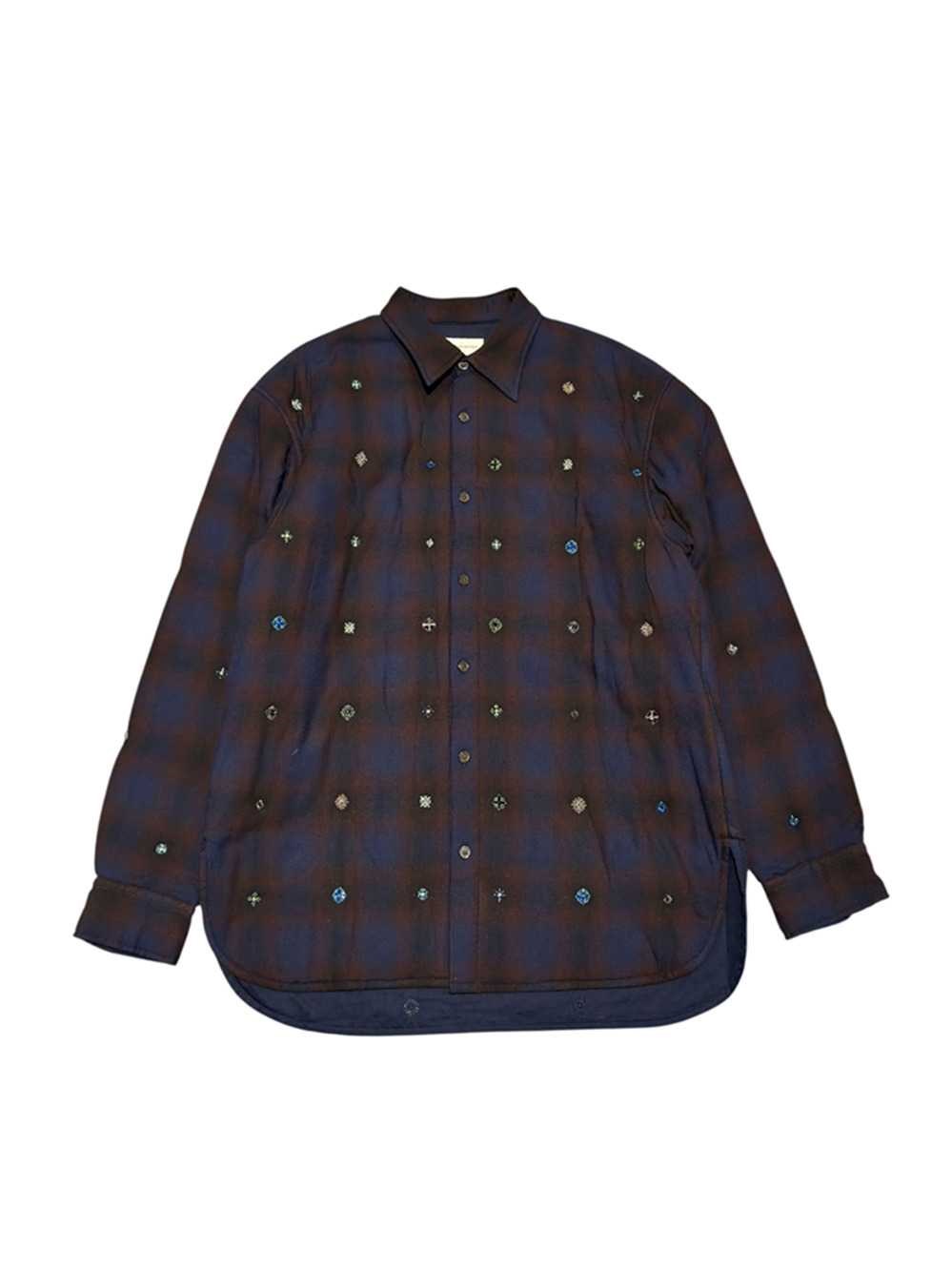 DRIES VAN NOTEN Camicia Croomsy Emb 4133 M. W.Shirt Brn
