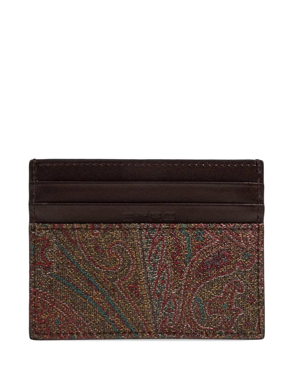 ETRO Card Holder With Paisley Print