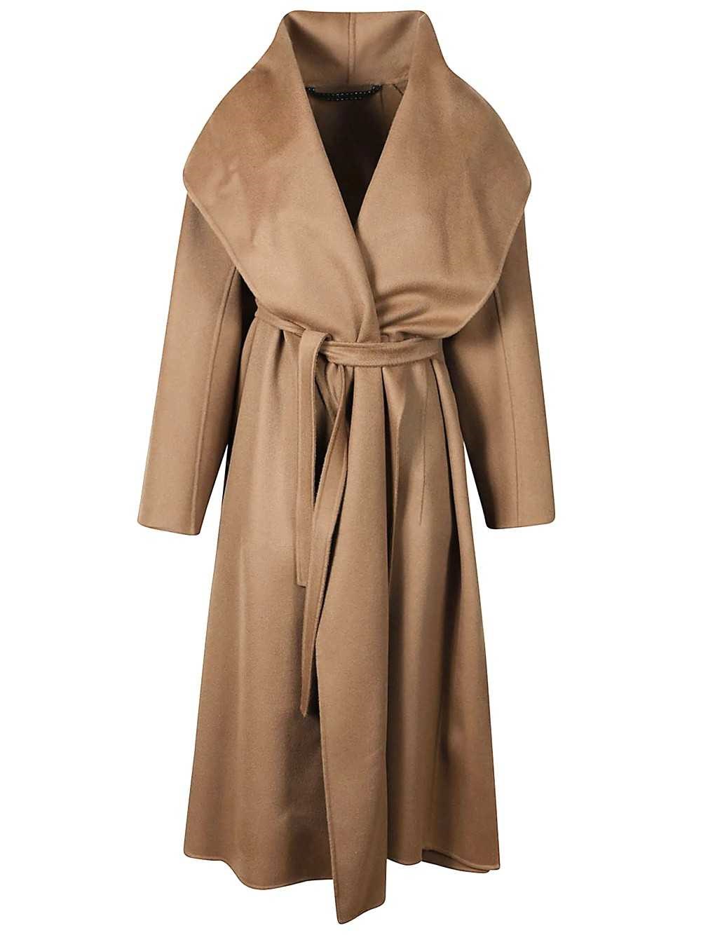MAX MARA Cappotto Con Collo A Scialle E Cintura