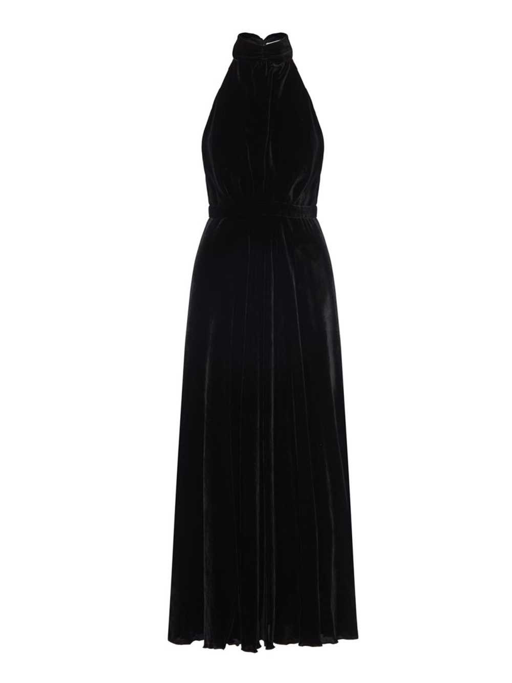 RAQUEL DINIZ Raquel Diniz `Giovanna` Long, High-Neck Dress In Silk Vel