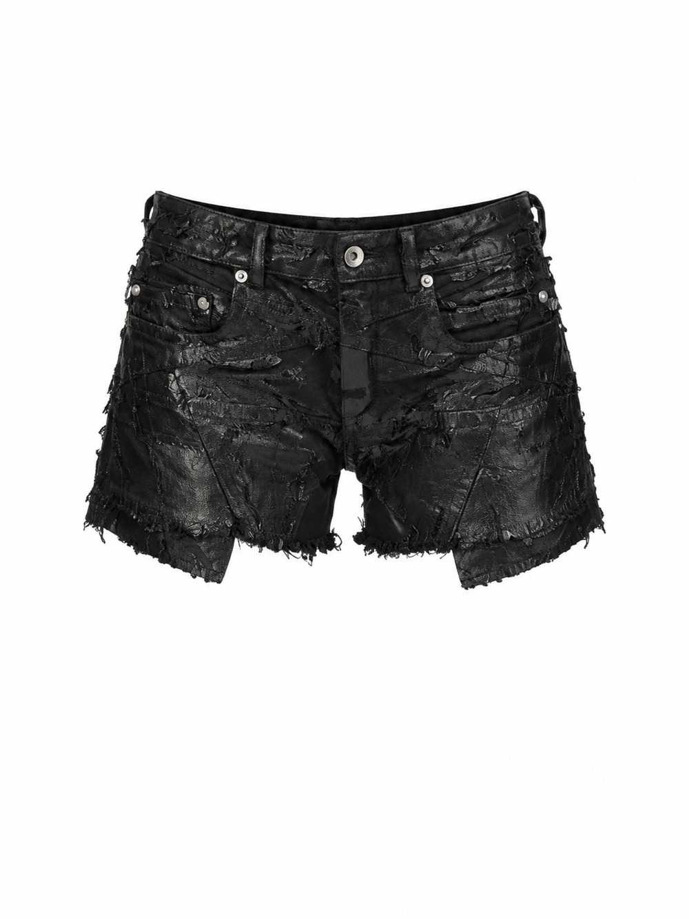RICK OWENS DRKSHDW Shorts In Denim - Modello Lana, Neri