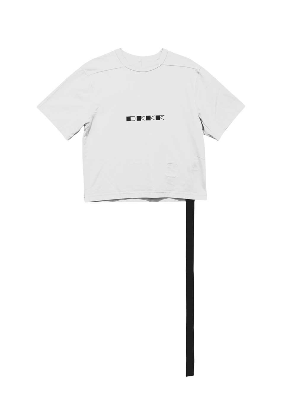 RICK OWENS DRKSHDW Maglietta - Basic A Maniche Corte, Color Latte Lava